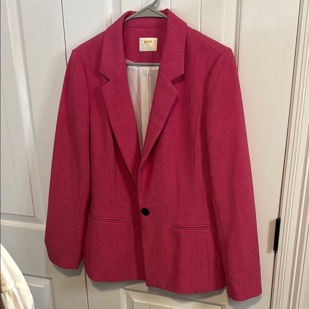 Maeve Pink Women's Blazer